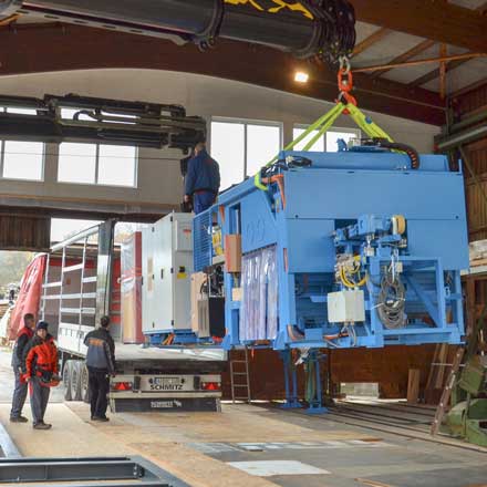 Ansicht CNC-Abbundanlage, 2015