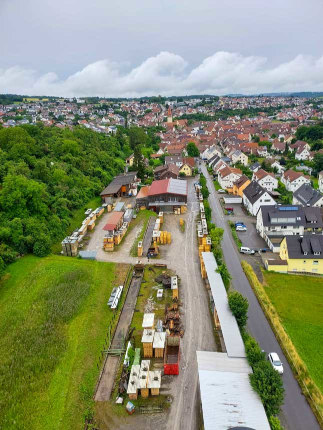 Ansicht Luftaufnahme Firmengeände